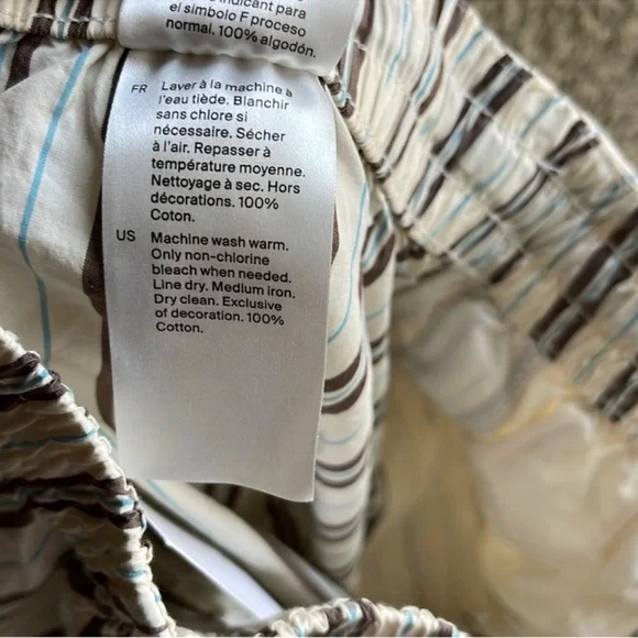 Cos striped wide leg pants